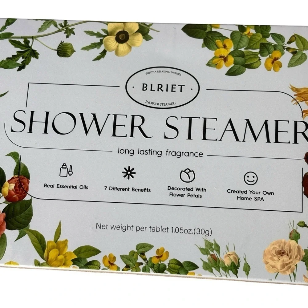 Blriet Shower Steamer 1.05 oz 8 Shower Steamers NEW Sealed Aromatherapy Spa